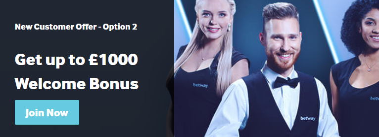 Betway welkomstbonus casino